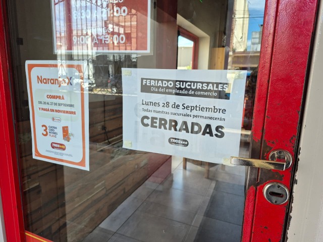 Lunes con comercios cerrados por el d�a del empleado mercantil